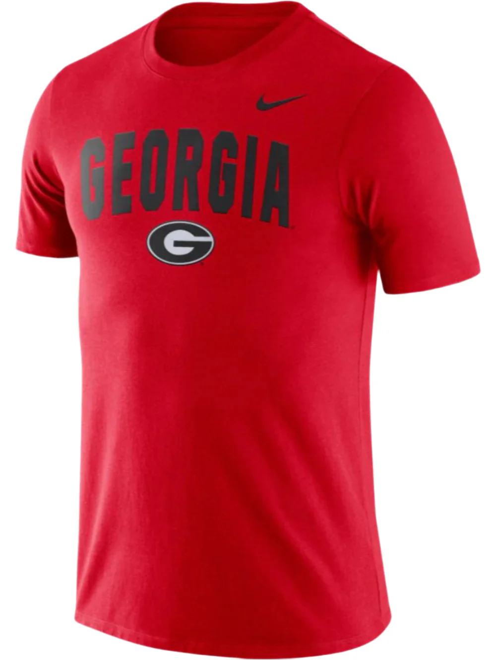 Men's Georgia Bulldogs Nike Arch Suede Tee- Red