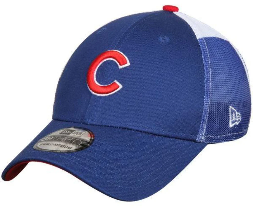Chicago Cubs Logo Wrapped 39THIRTY Flex Fit Cap