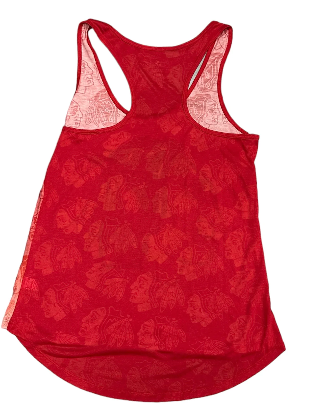 Chicago Blackhawks Womens Camo Burnout Tank top