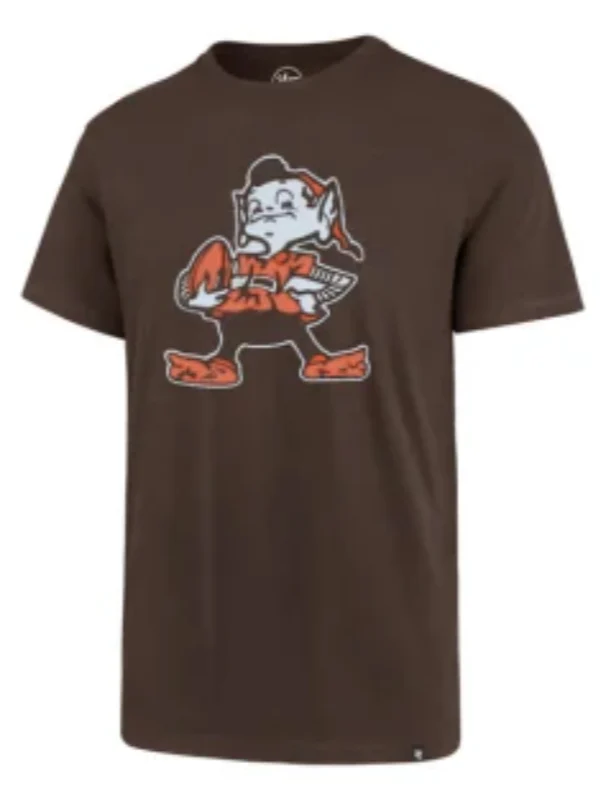 Men's Cleveland Browns '47 Brand Fieldhouse Brown Tee