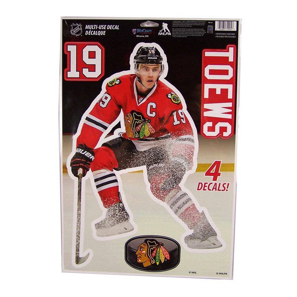 Jonathan Toews NHL Chicago Blackhawks Multi-Use Decal, 11