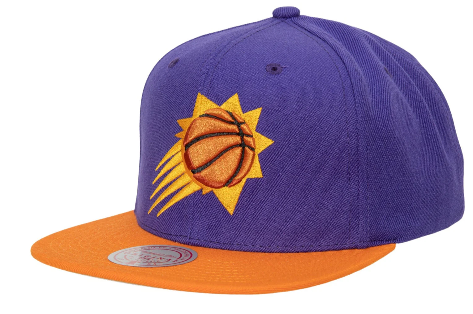 Men's Phoenix Suns Mitchell & Ness Purple/Orange 2-Tone Snapback Adjustable Hat