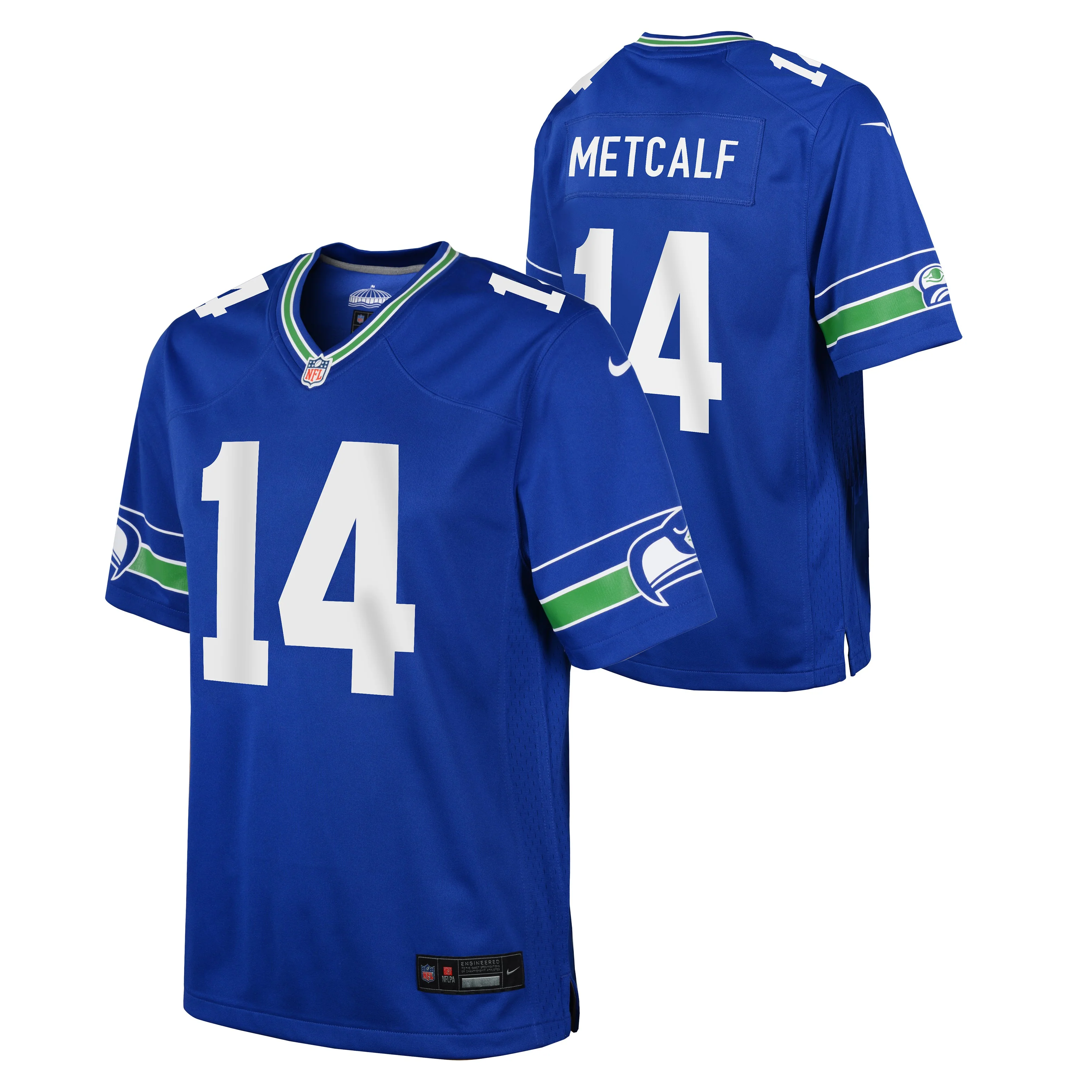 Youth DK Metcalf Seattle Seahawks Nike Royal Alternate Game Jersey