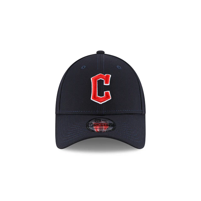 Cleveland Guardians New Era Road The League Navy 9FORTY Adjustable Hat