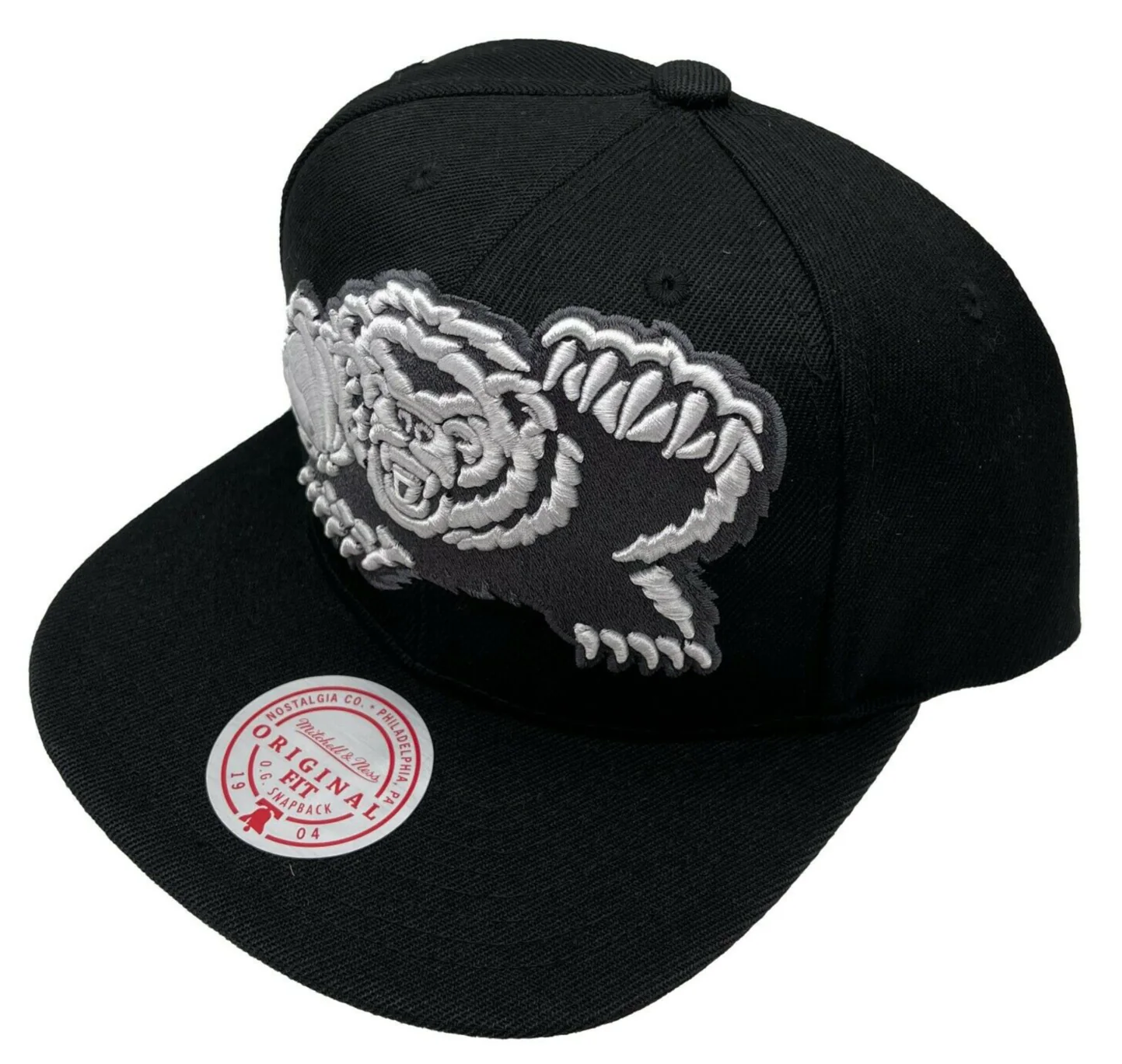 Men's Vancouver Grizzlies Mitchell & Ness NBA XL BWG HWC Snapback Hat