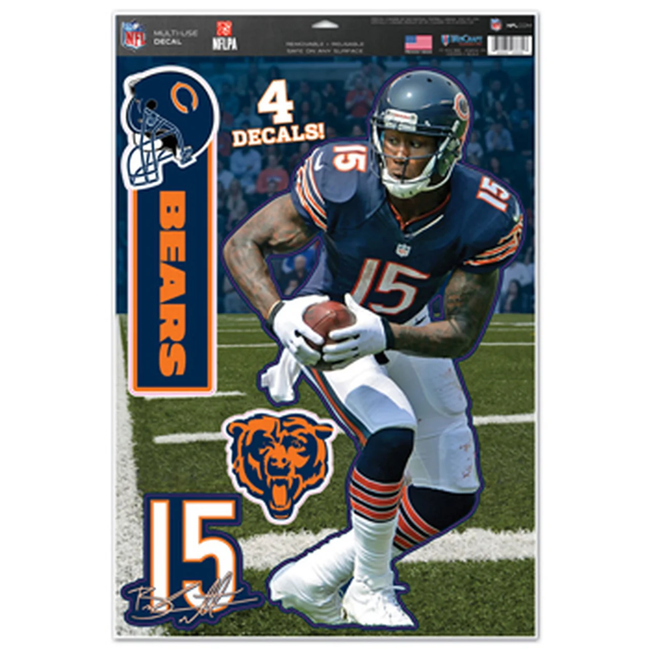 Chicago Bears Brandon Marshall 11x17 Multi Decals