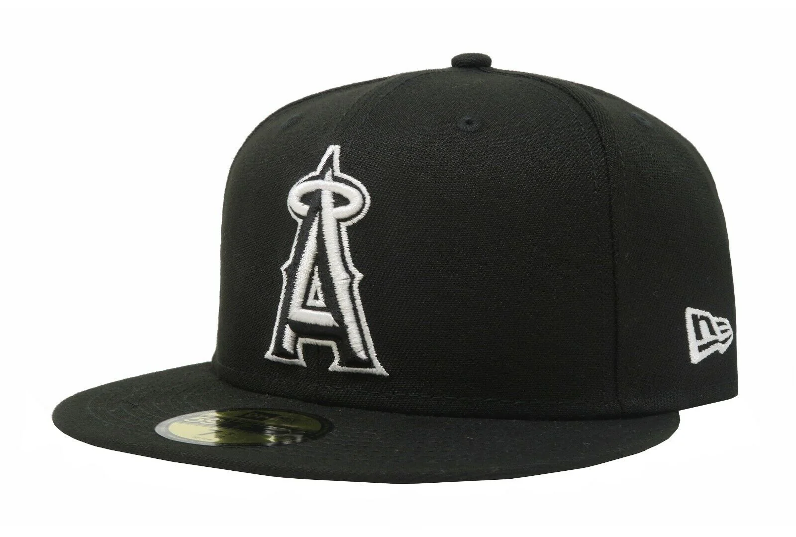 Anaheim Angels Black Basic 59Fifty Fitted Hat