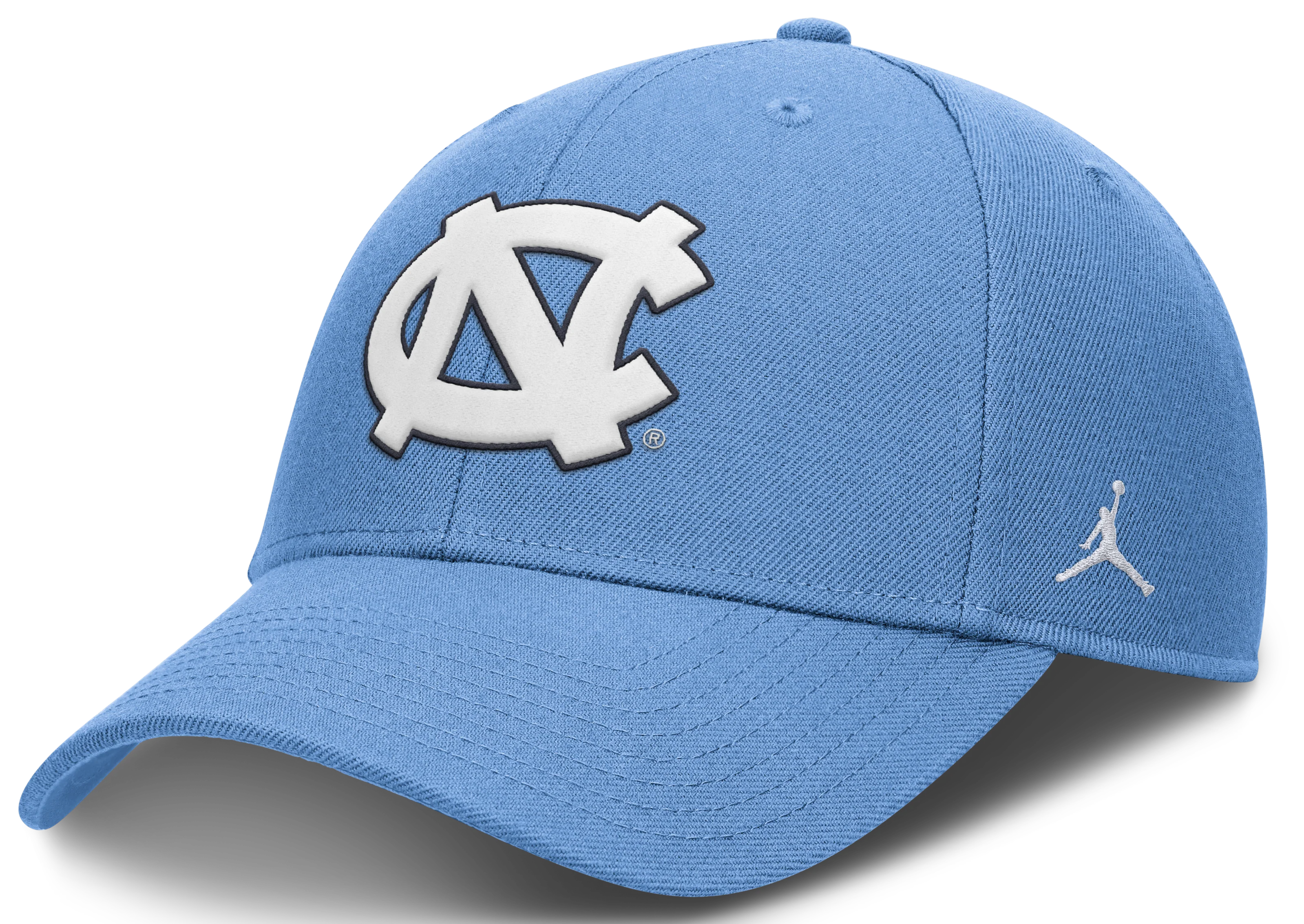 North Carolina Tar Heels Valor Blue Nike Jumpman Club Adjustable Hat