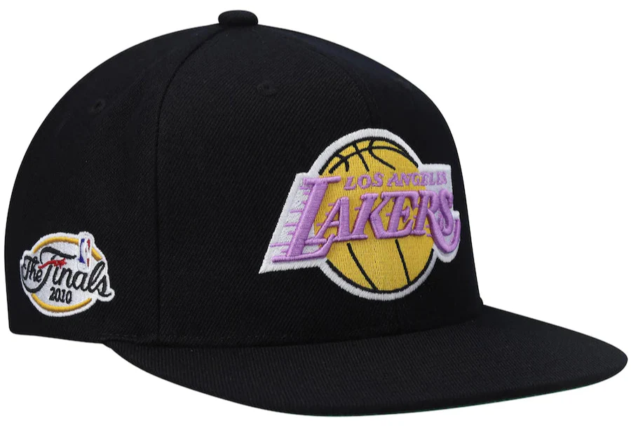 Los Angeles Lakers Mitchell & Ness Top Spot NBA 2010 Finals Snapback Hat