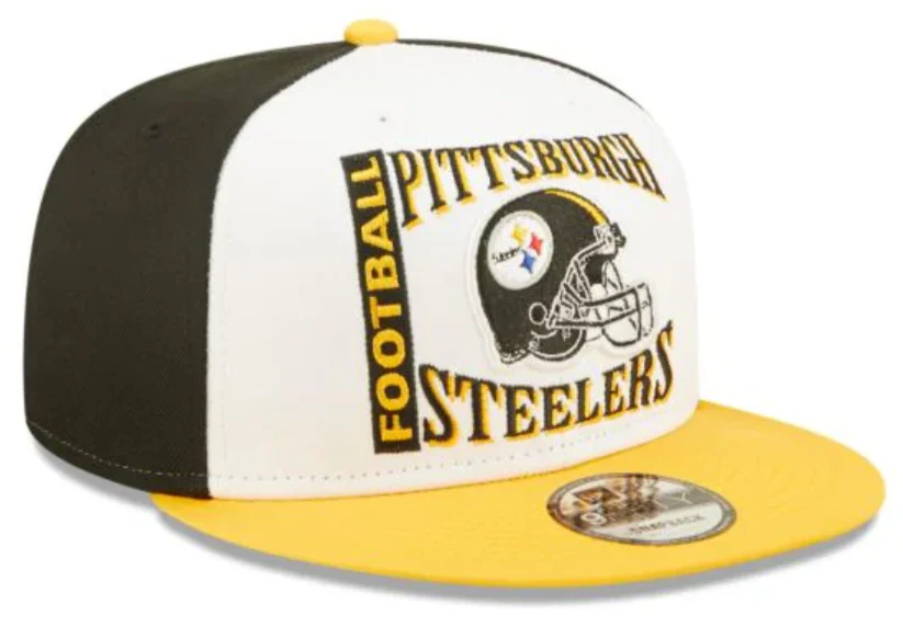 Pittsburgh Steelers Retro Sport 3 Tone New Era 9FIFTY Snapback Hat