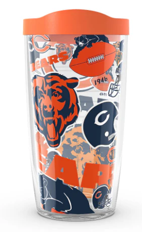 Chicago Bears All Over Print 16 oz. Tervis Tumbler