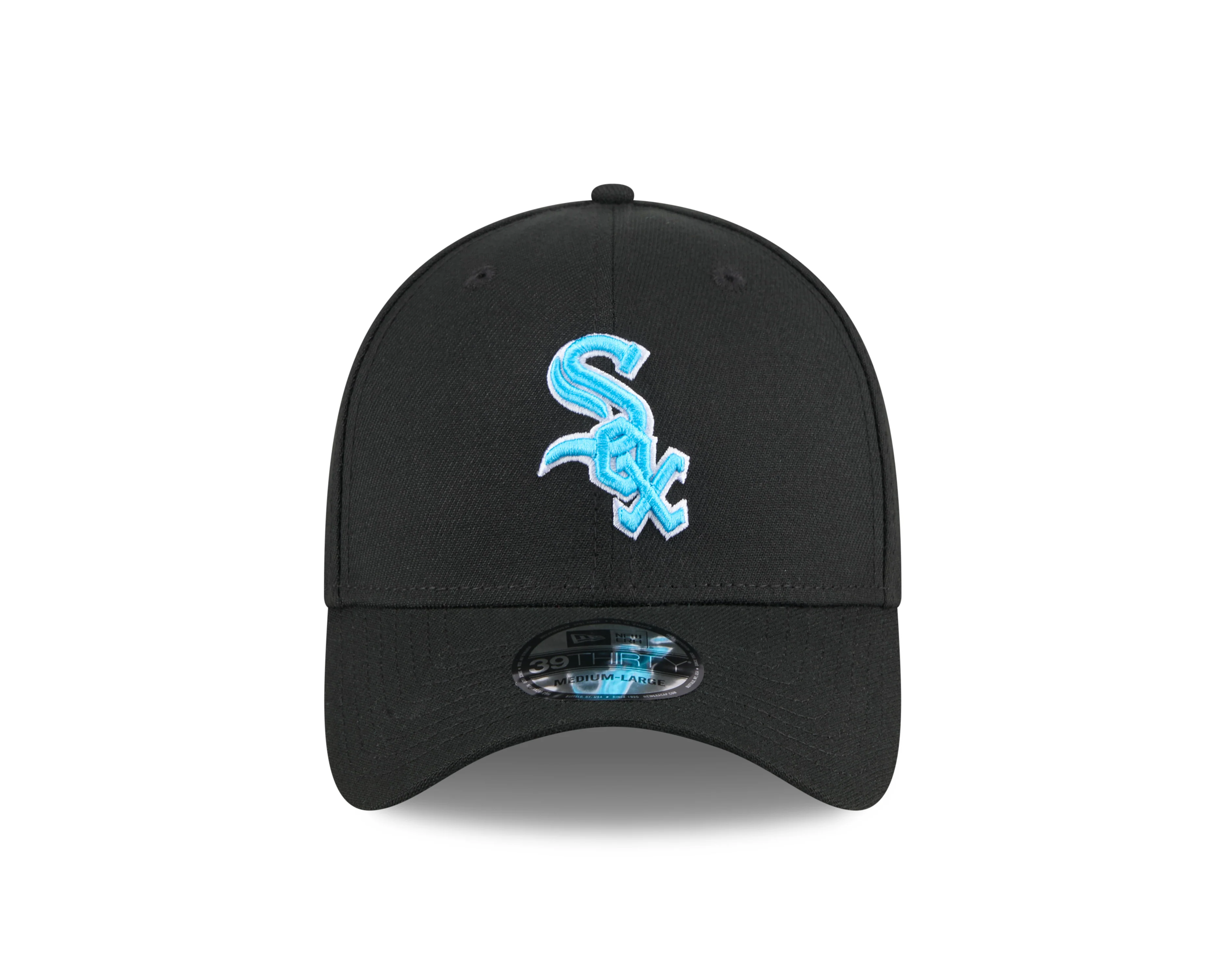 Men's Chicago White Sox New Era Black 2024 Father's Day 39THIRTY Flex Hat