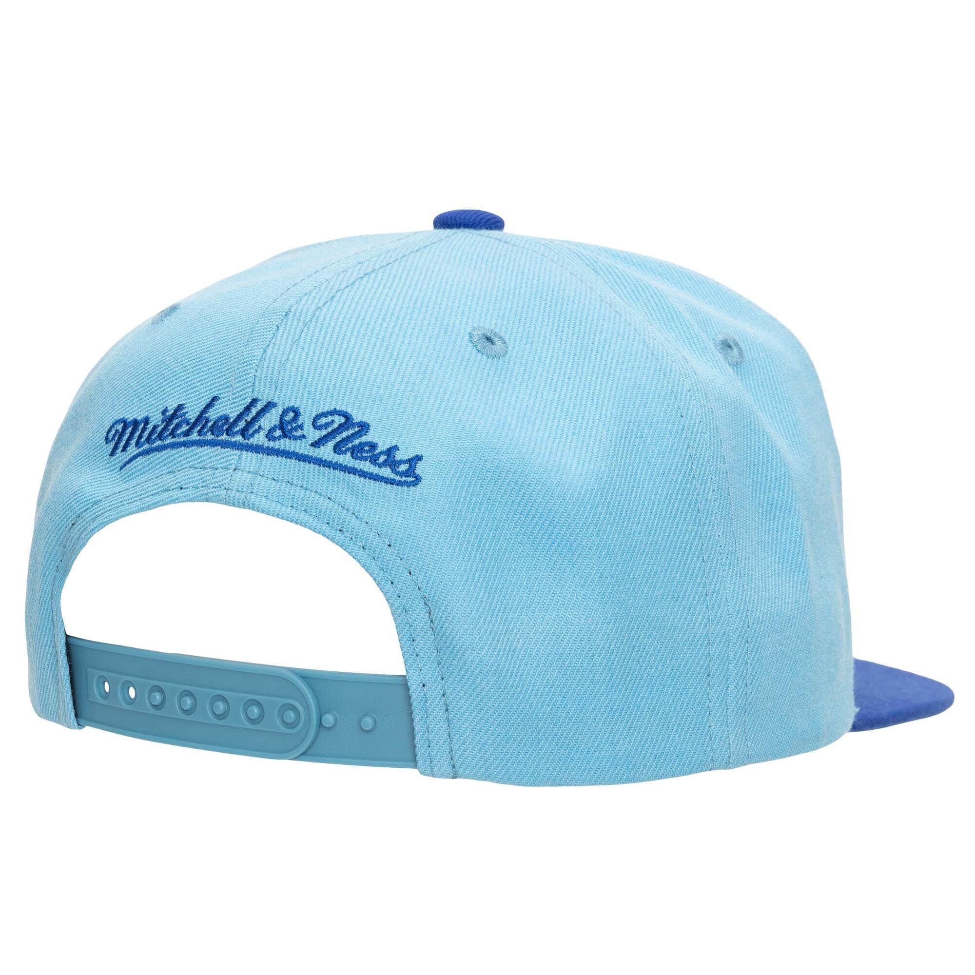 Mens NBA Los Angeles Lakers Blue 2-Tone 2.0 Snapback Hat By Mitchell And Ness