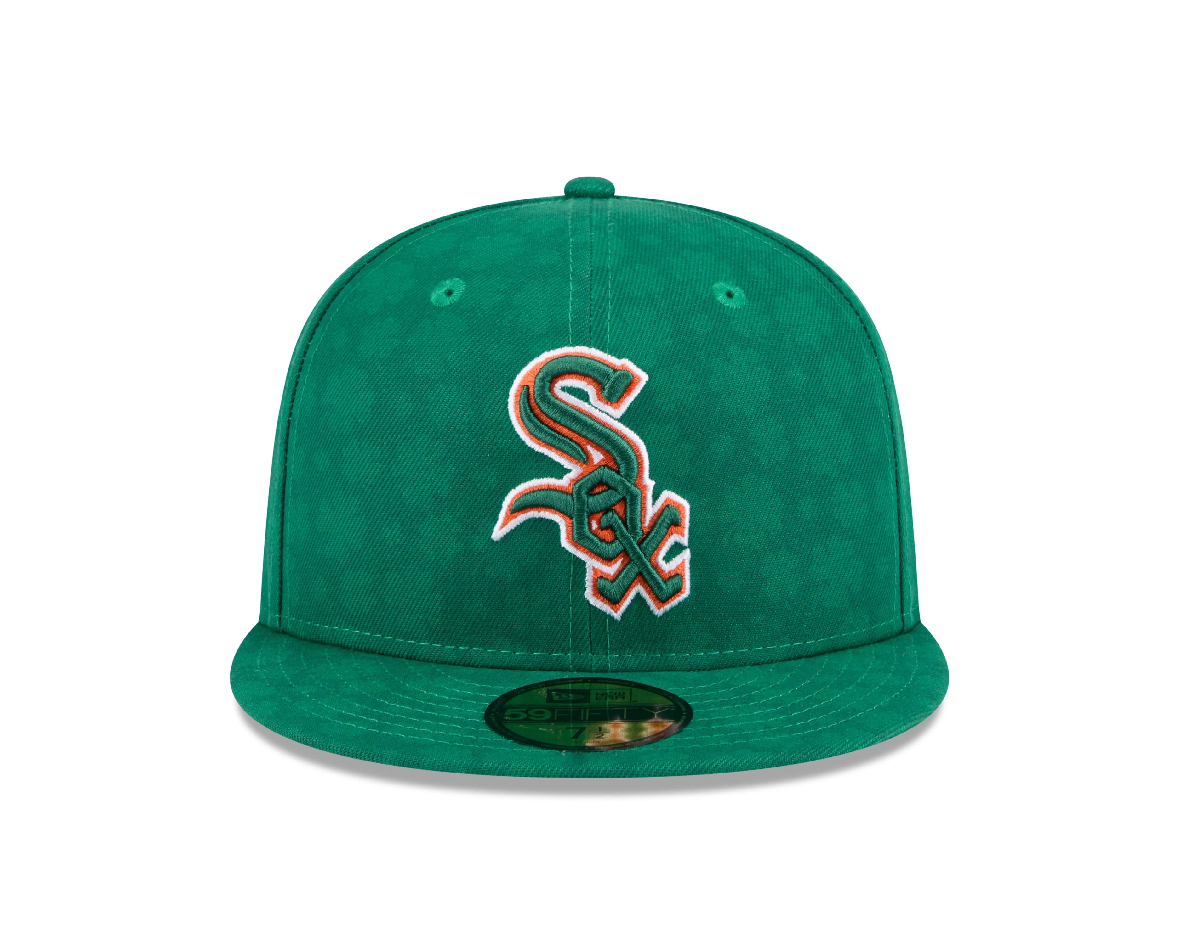 Men's Chicago White Sox New Era Kelly Green 2025 St. Patrick's Day Authentic Collection On-Field 59FIFTY Fitted Hat