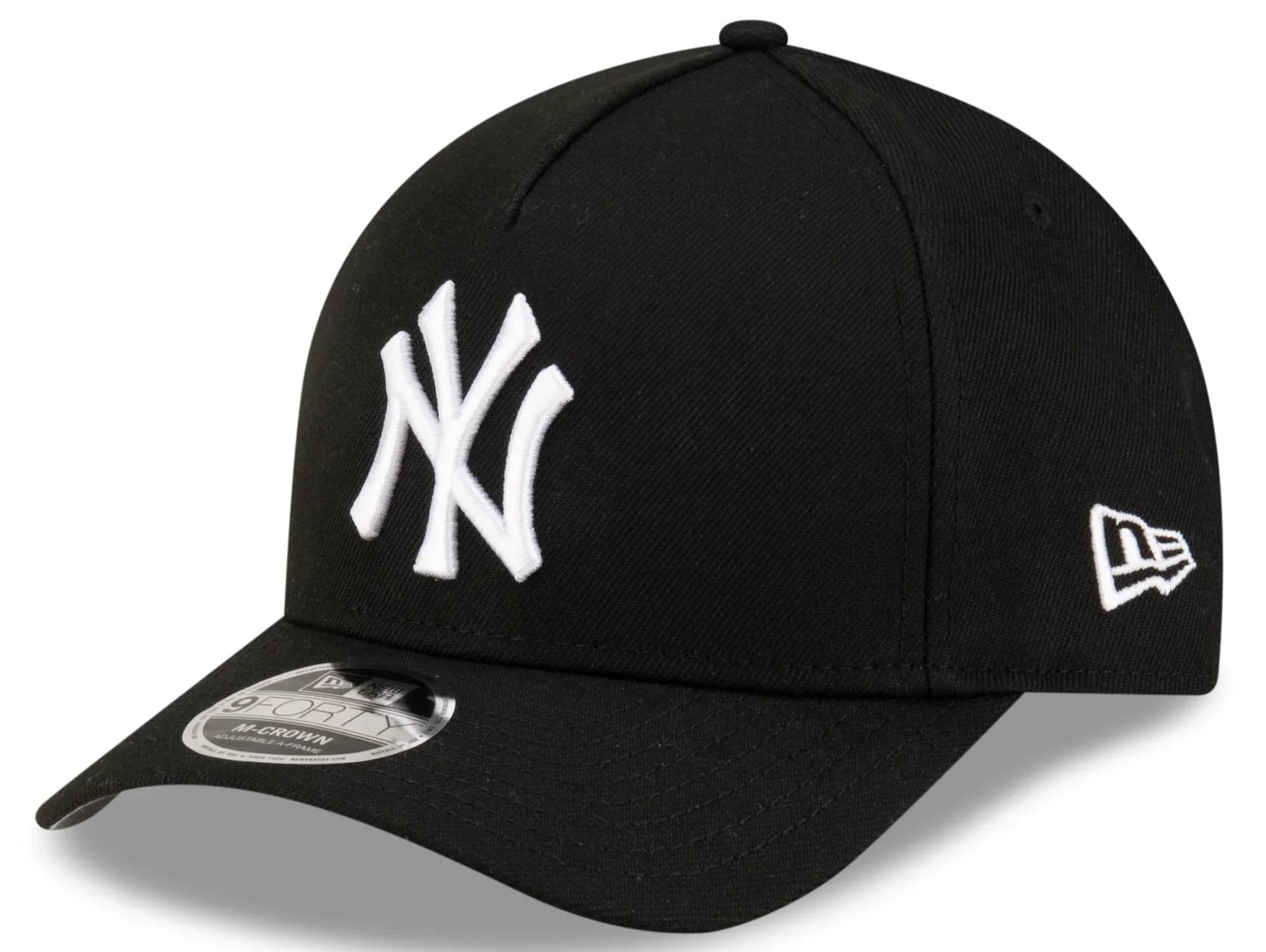 New York Yankees Black New Era M-Crown 9FORTY Adjustable Hat