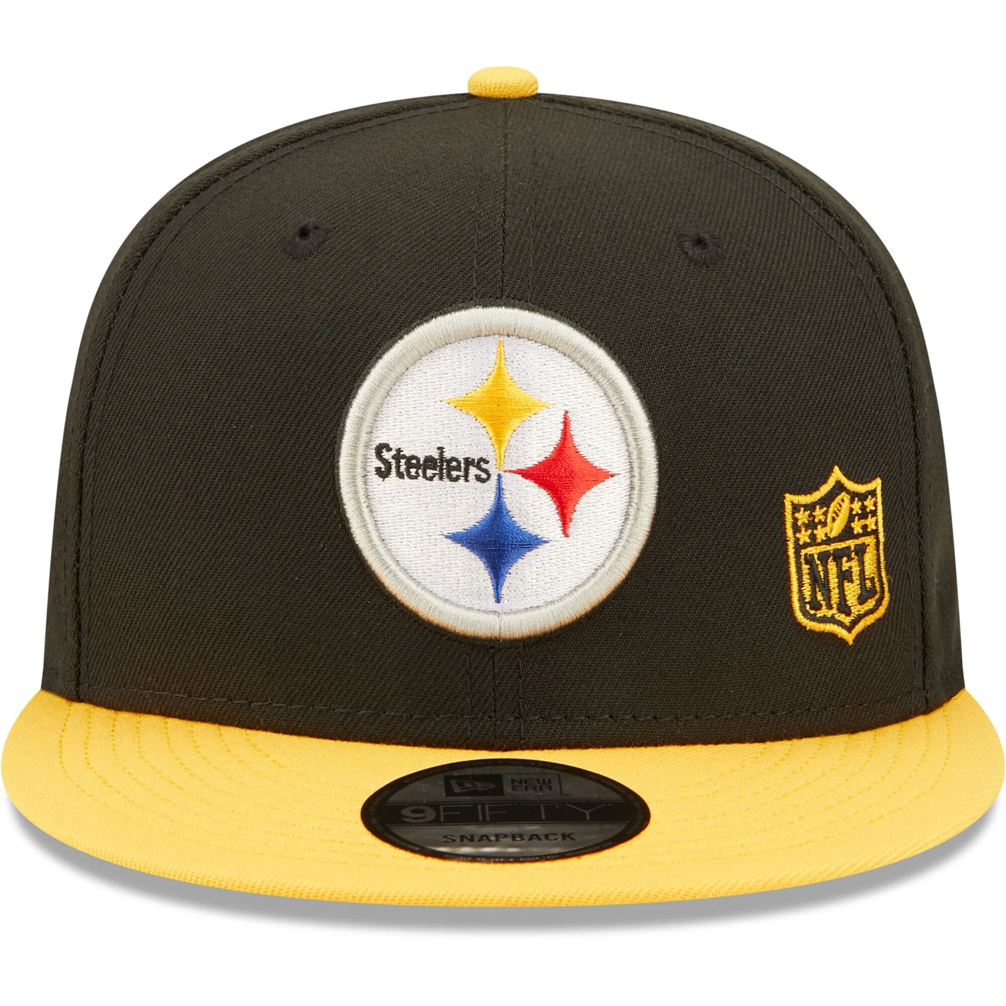 Pittsburgh Steelers New Era 2 Tone League Flawless 9FIFTY Snapback Hat