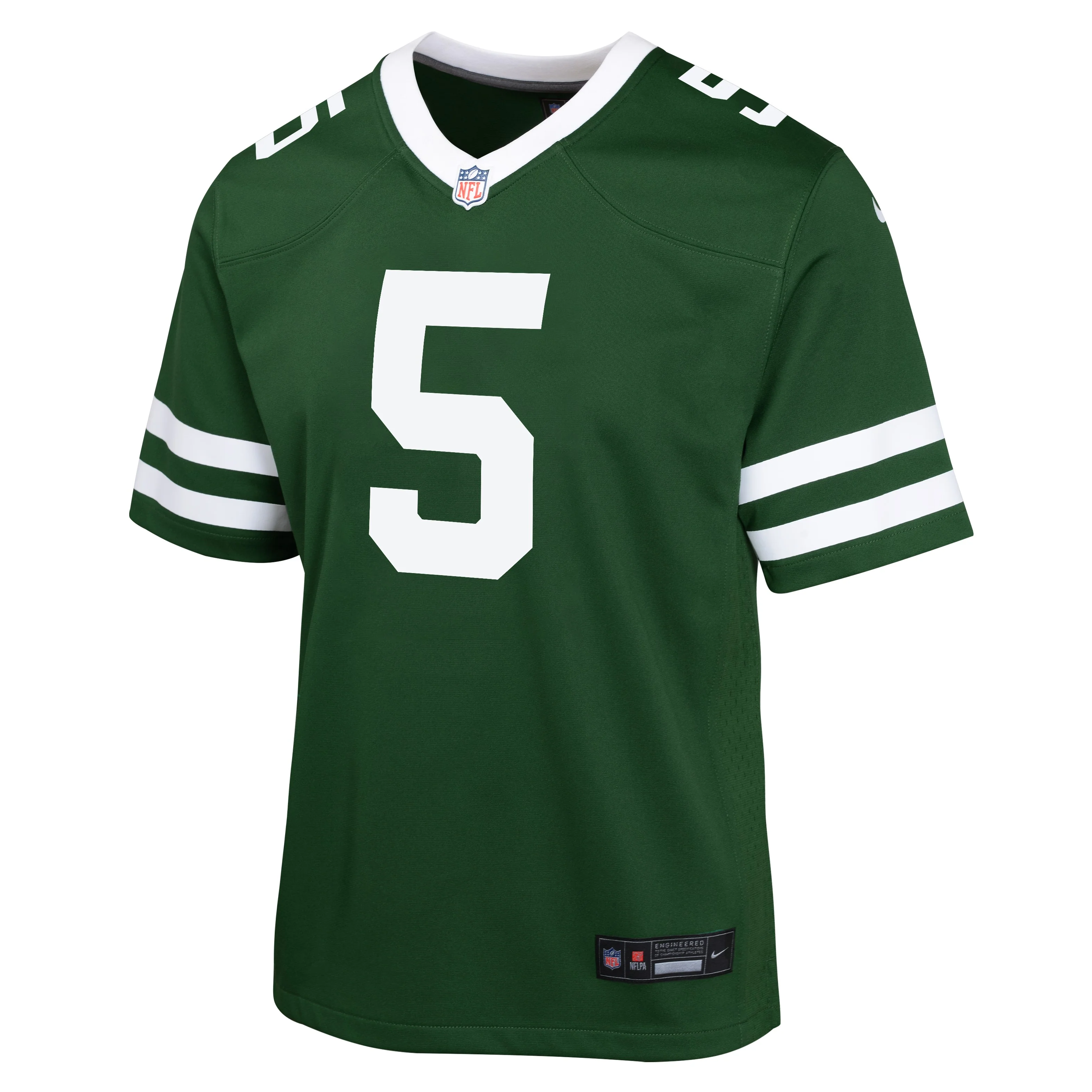 Youth Garrett Wilson New York Jets Nike Green Home Game Replica Jersey