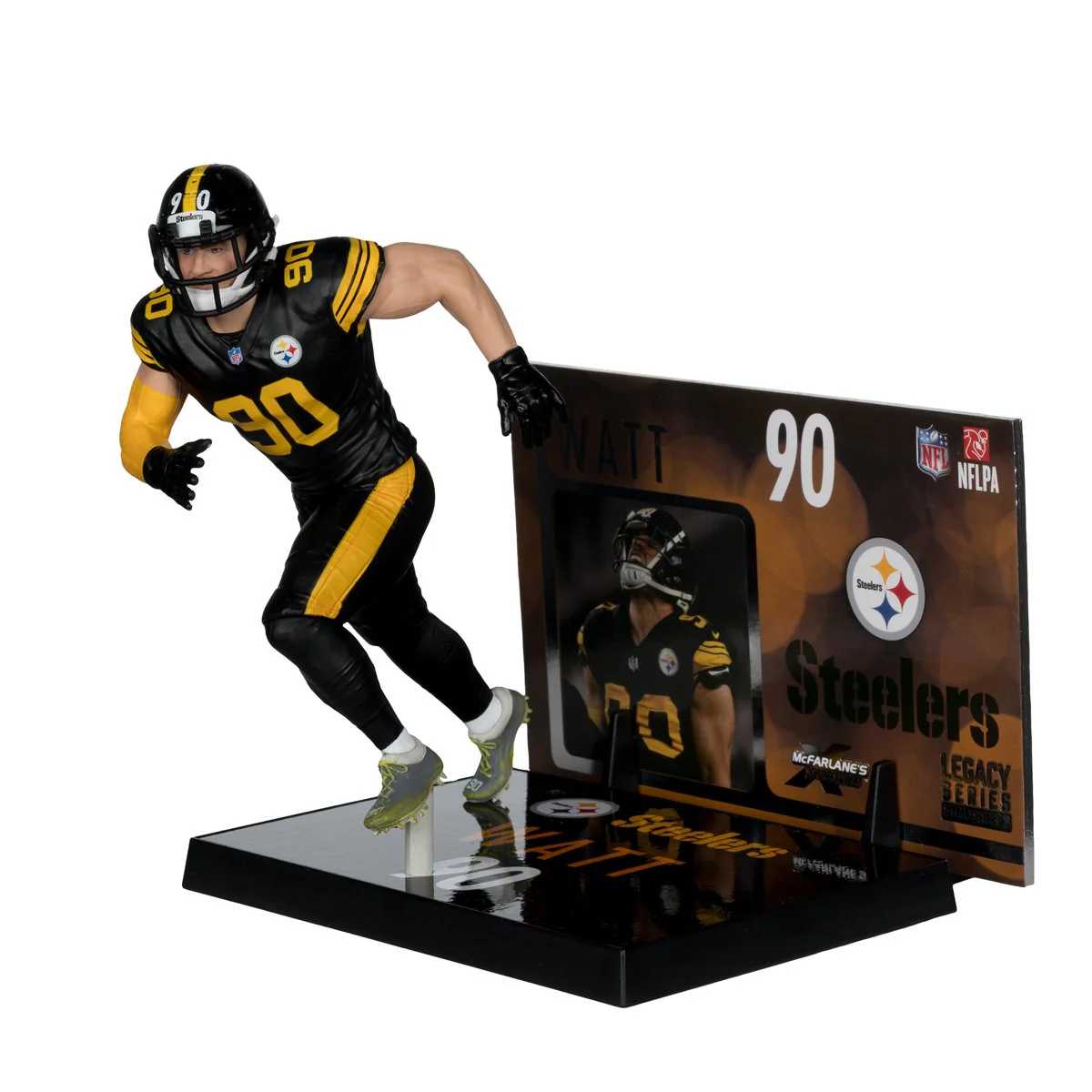 T.J. Watt Pittsburgh Steelers Sportspicks Legacy Series McFarlane Figure