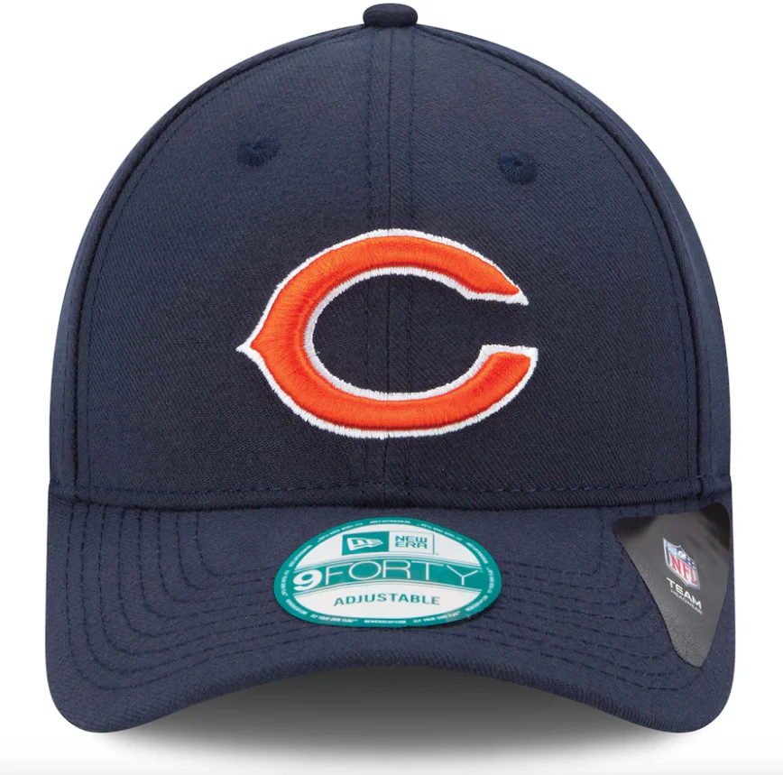 Chicago Bears Navy The League 9FORTY Adjustable Game Cap