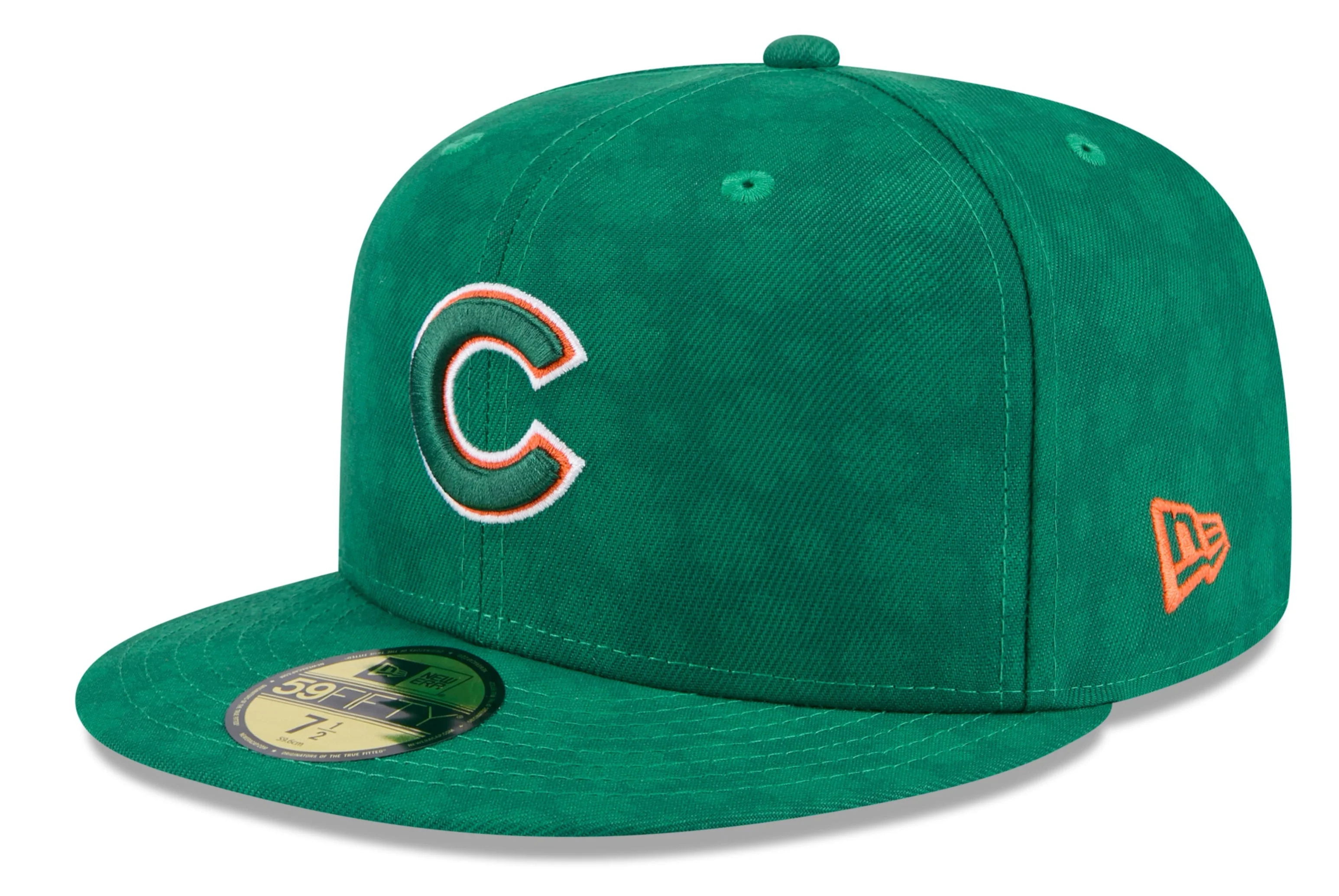 Men's Chicago Cubs New Era Kelly Green 2025 St. Patrick's Day Authentic Collection On-Field 59FIFTY Fitted Hat