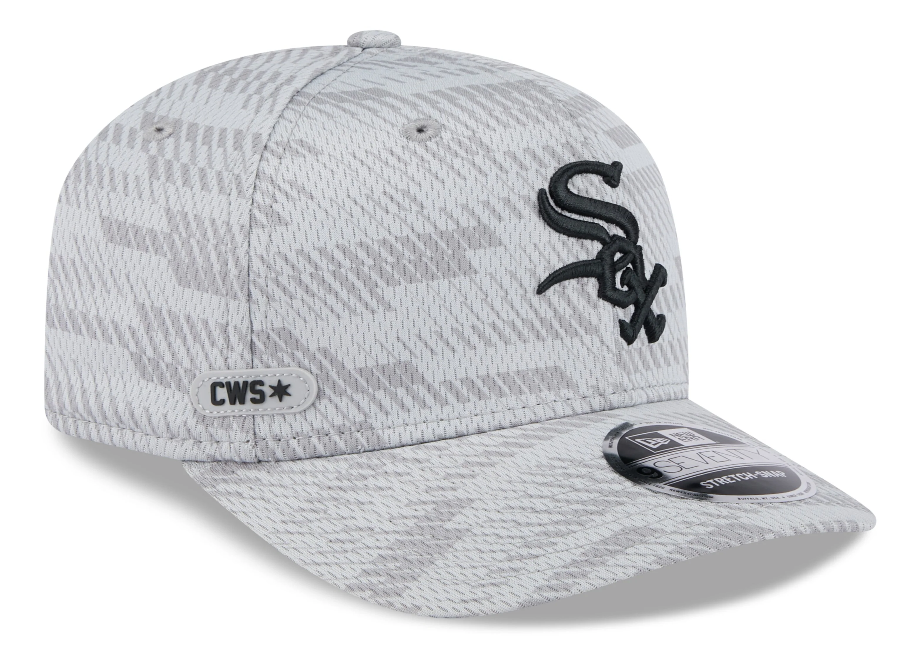 Chicago White Sox New Era Gray 2025 Clubhouse 9SEVENTY Adjustable Hat