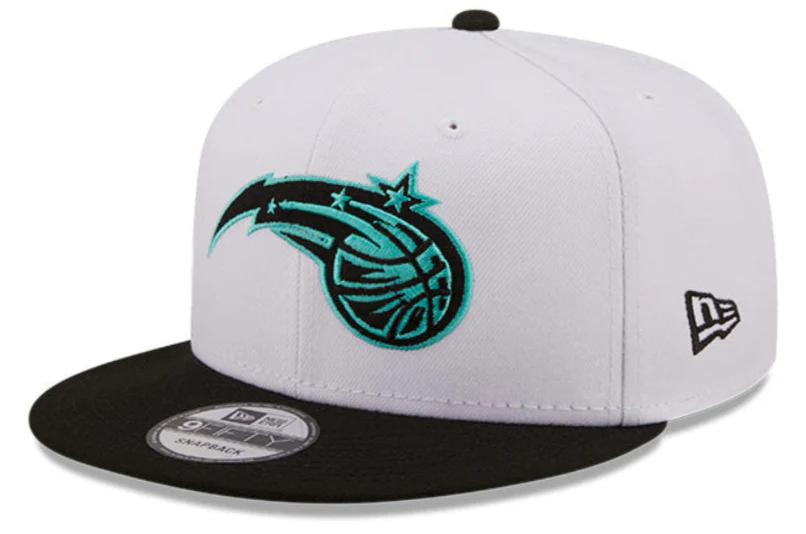Men's Orlando Magic New Era 2 Tone White and Black Color Pack 9FIFTY Snapback Hat