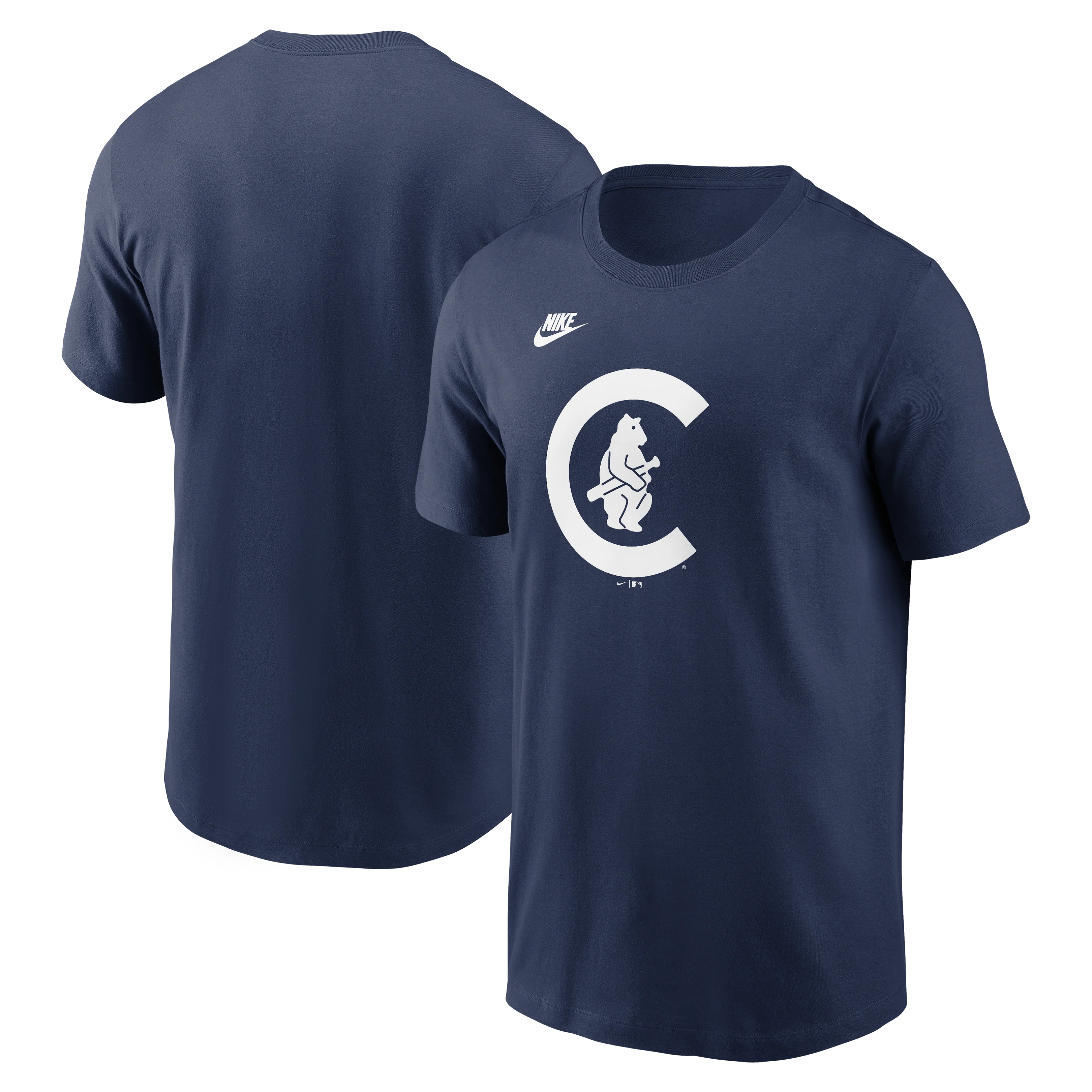 Men's Chicago Cubs Nike Cooperstown Navy T-Shirt