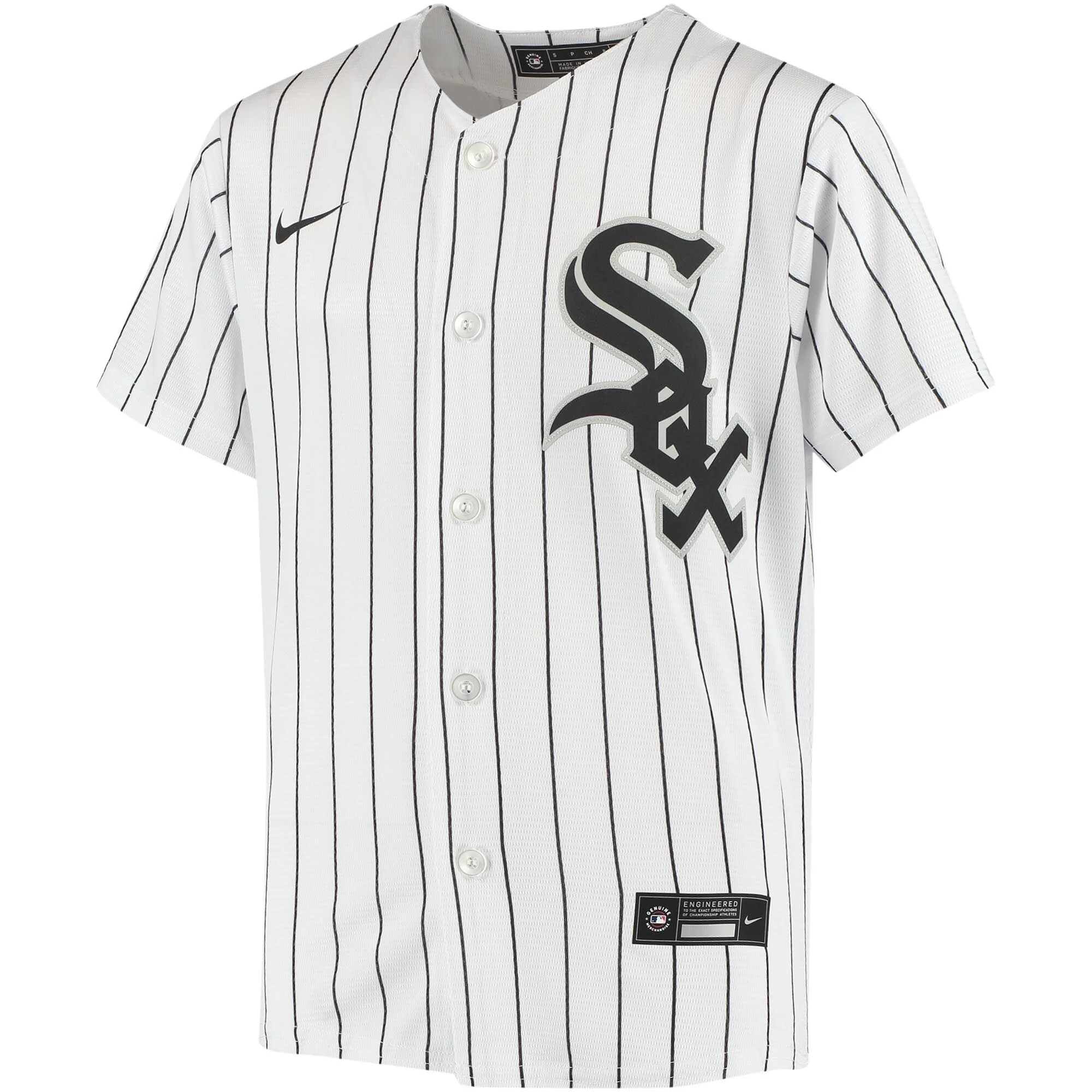NIKE Youth Eloy Jimenez Chicago White Sox White Home Replica Jersey