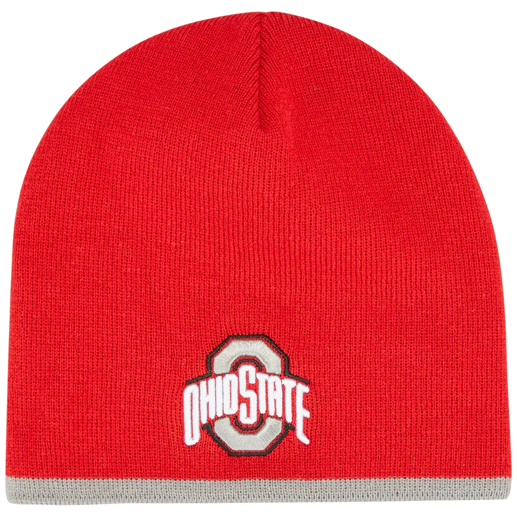 Ohio State Buckeyes Colosseum Red Knit Skull Hat
