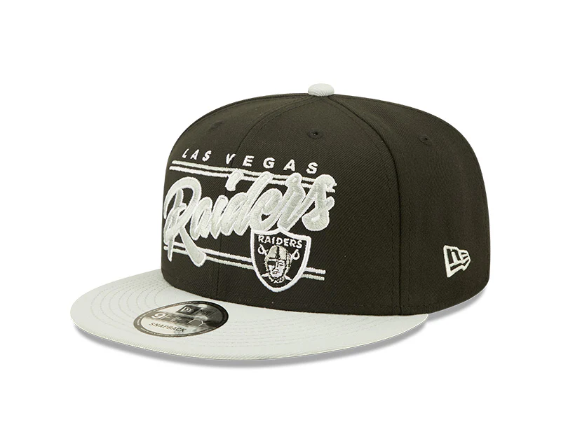 Las Vegas Raiders New Era Team Script 2 Tone 9FIFTY Snapback Hat
