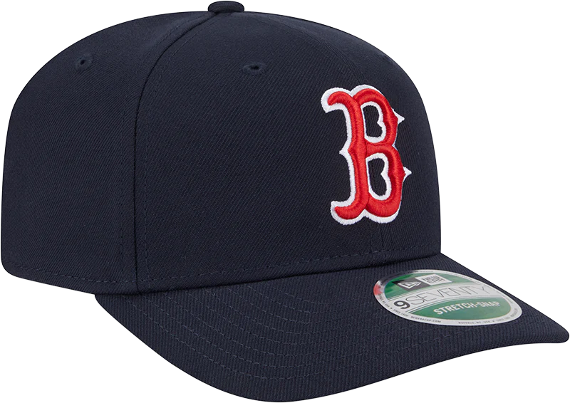 Boston Red Sox Navy New Era Player Replica 9SEVENTY Stretch Snap Adjustable Hat