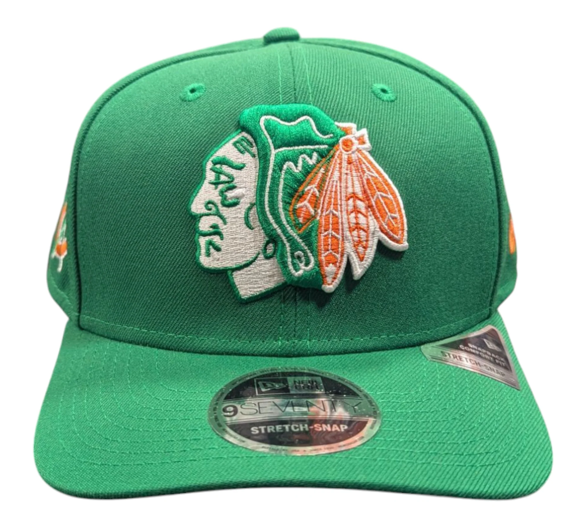Chicago Blackhawks New Era NHL Kelly Green 9SEVENTY Adjustable Hat