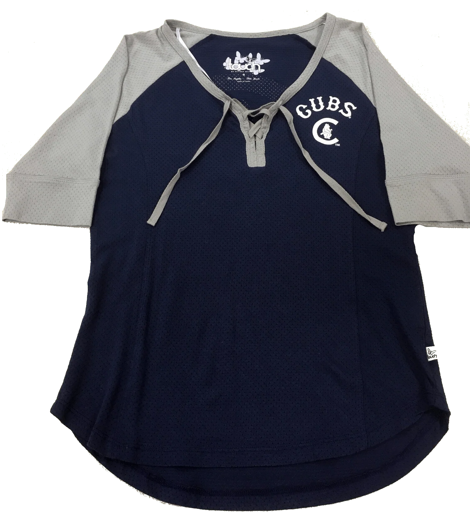 Women’s Chicago Cubs Navy/Gray Perfect Game Top