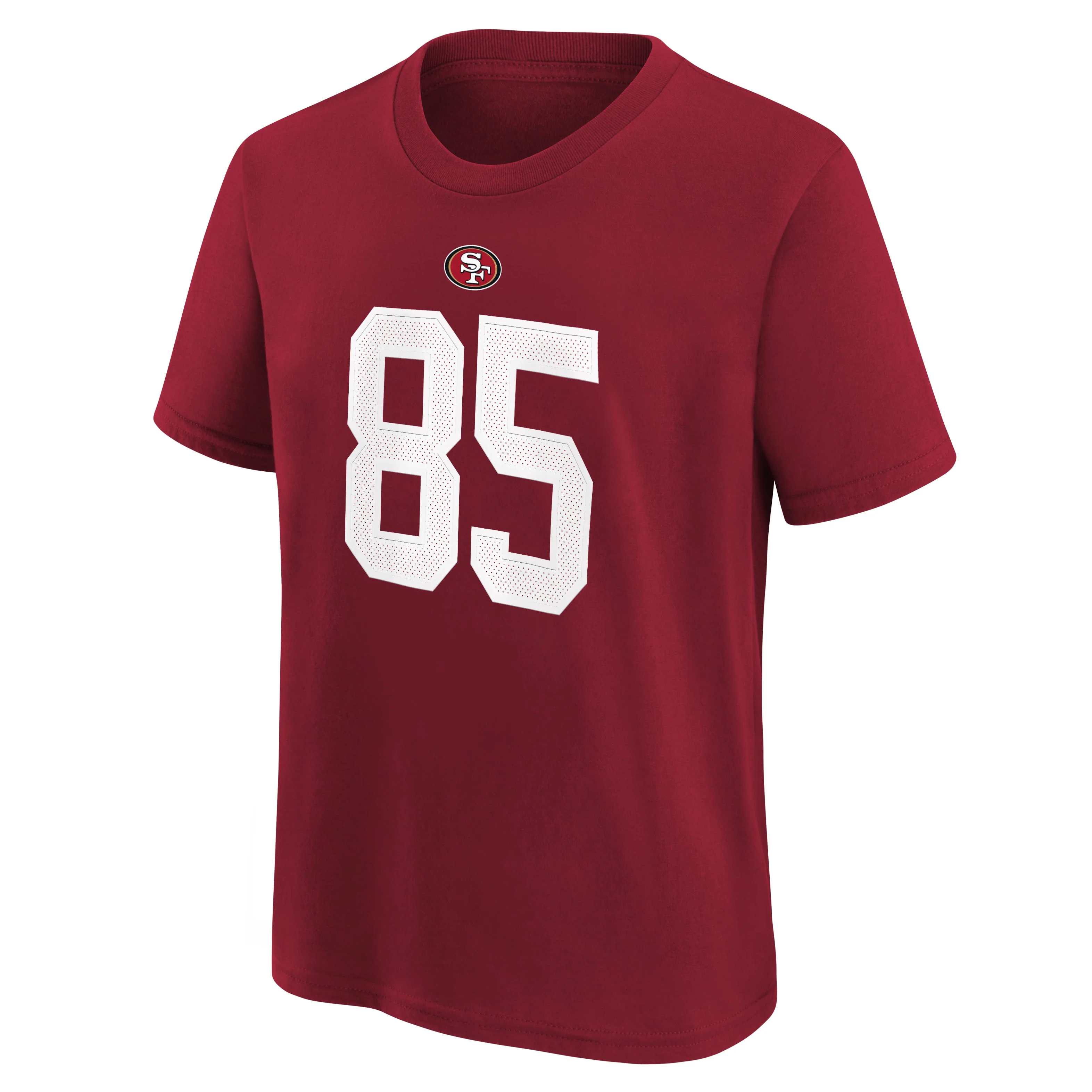 Youth George Kittle San Francisco 49ers Nike Red FUSE Name & Number T-Shirt