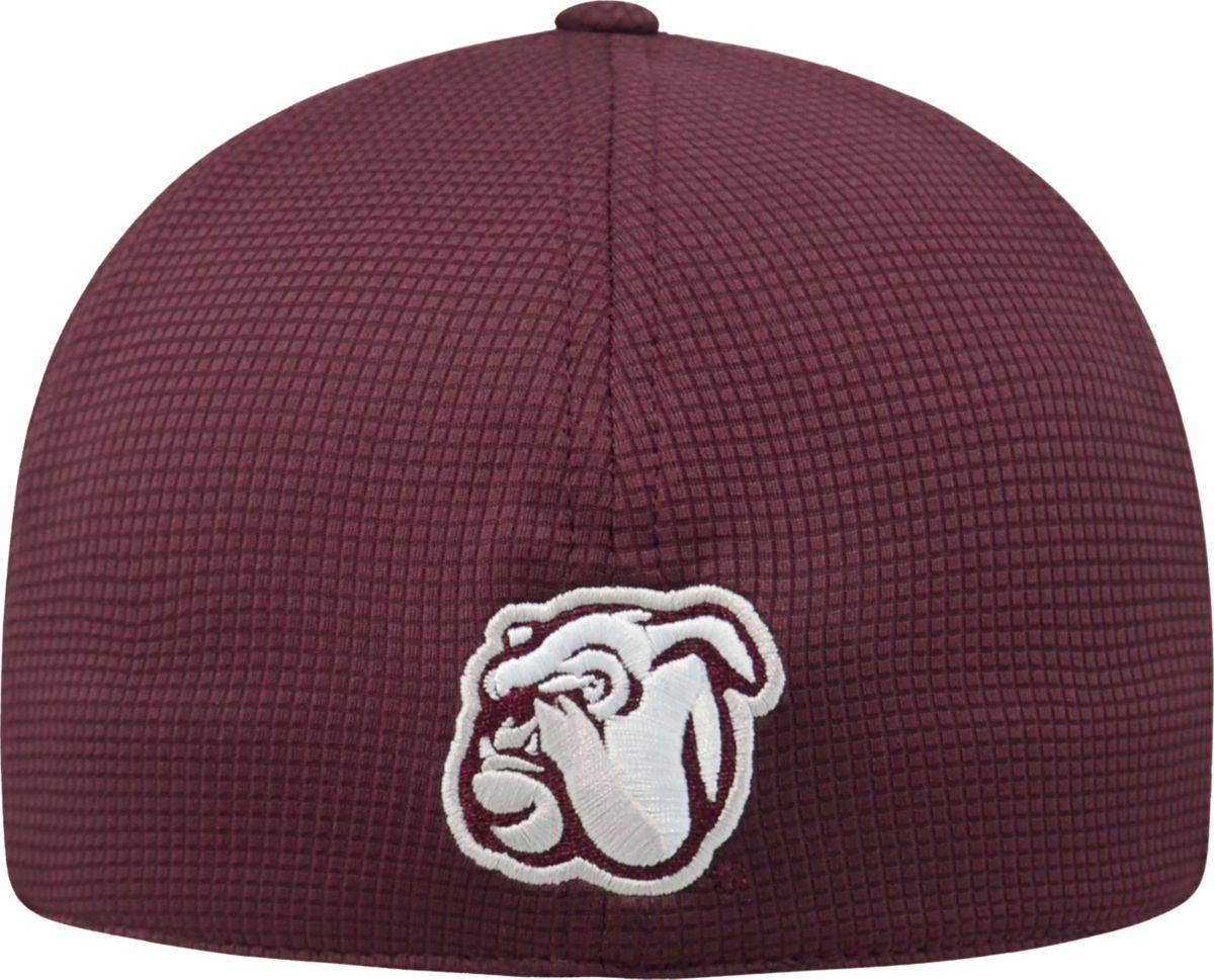 Top of the World Men's Mississippi State Bulldogs Maroon Booster Plus 1Fit Flex Hat