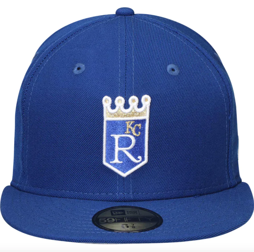 Men's Kansas City Royals New Era Royal Cooperstown Collection Wool 59FIFTY Fitted Hat