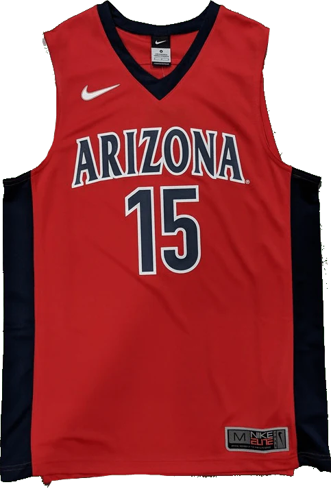NCAA Mens Arizona Wildcats #15 Cardinal Red NIKE Basketball Jersey