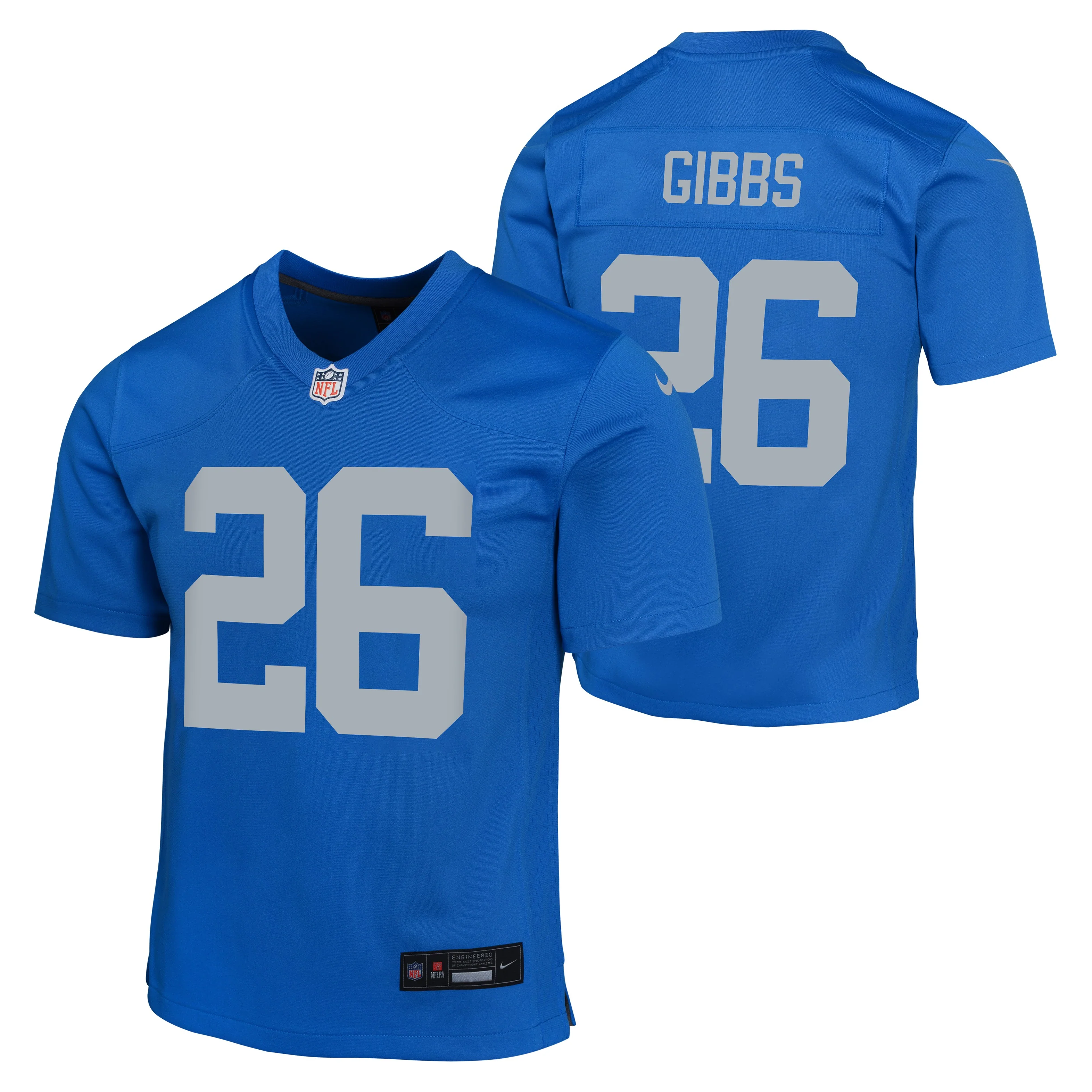 Youth Detroit Lions Jahmyr Gibbs Nike Alternate Blue 