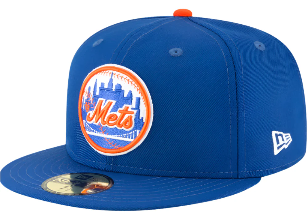 Men's New York Mets New Era Blue 1962 Cooperstown Collection Wool 59FIFTY Fitted Hat