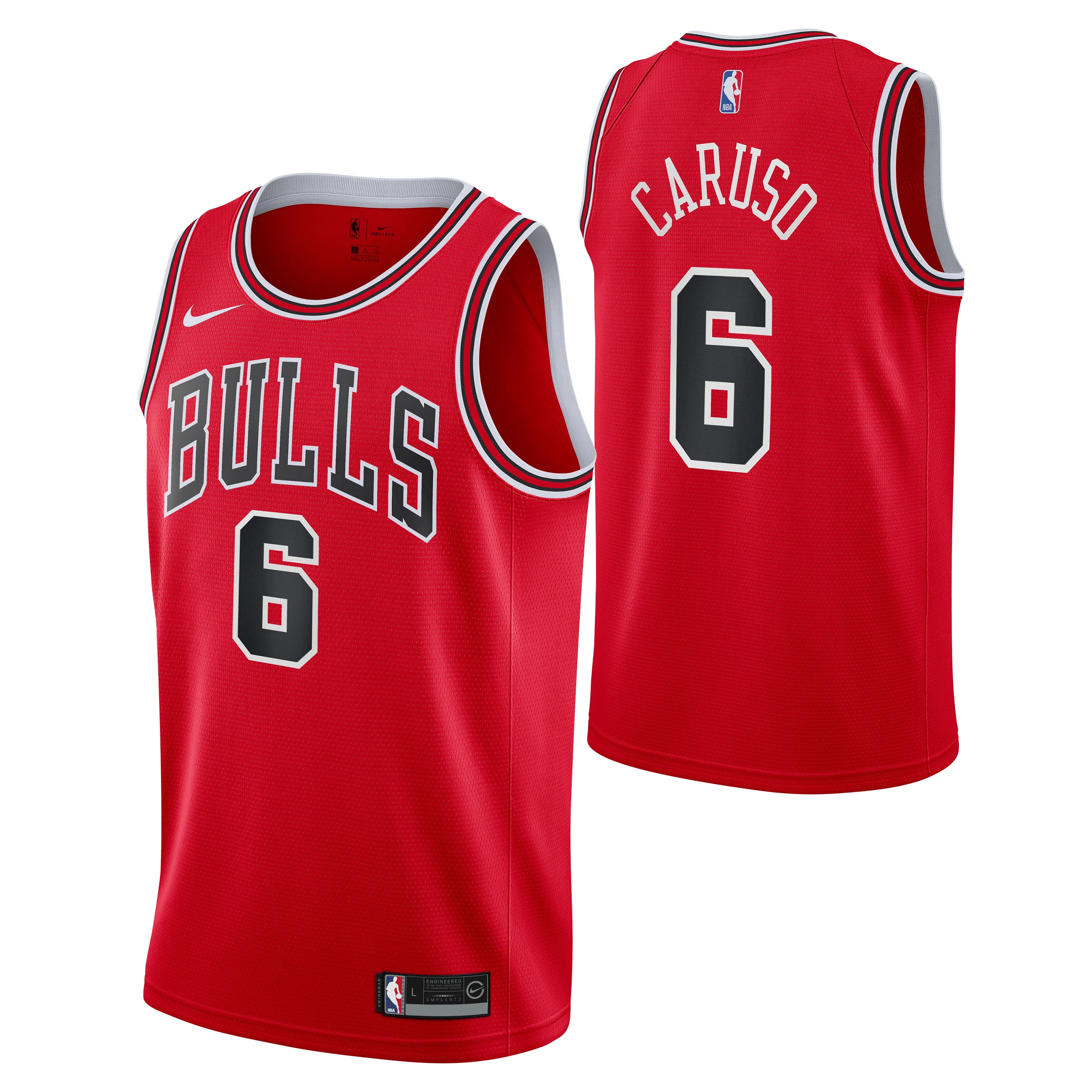 Preschool Alex Caruso Chicago Bulls Red Nike Replica Jersey