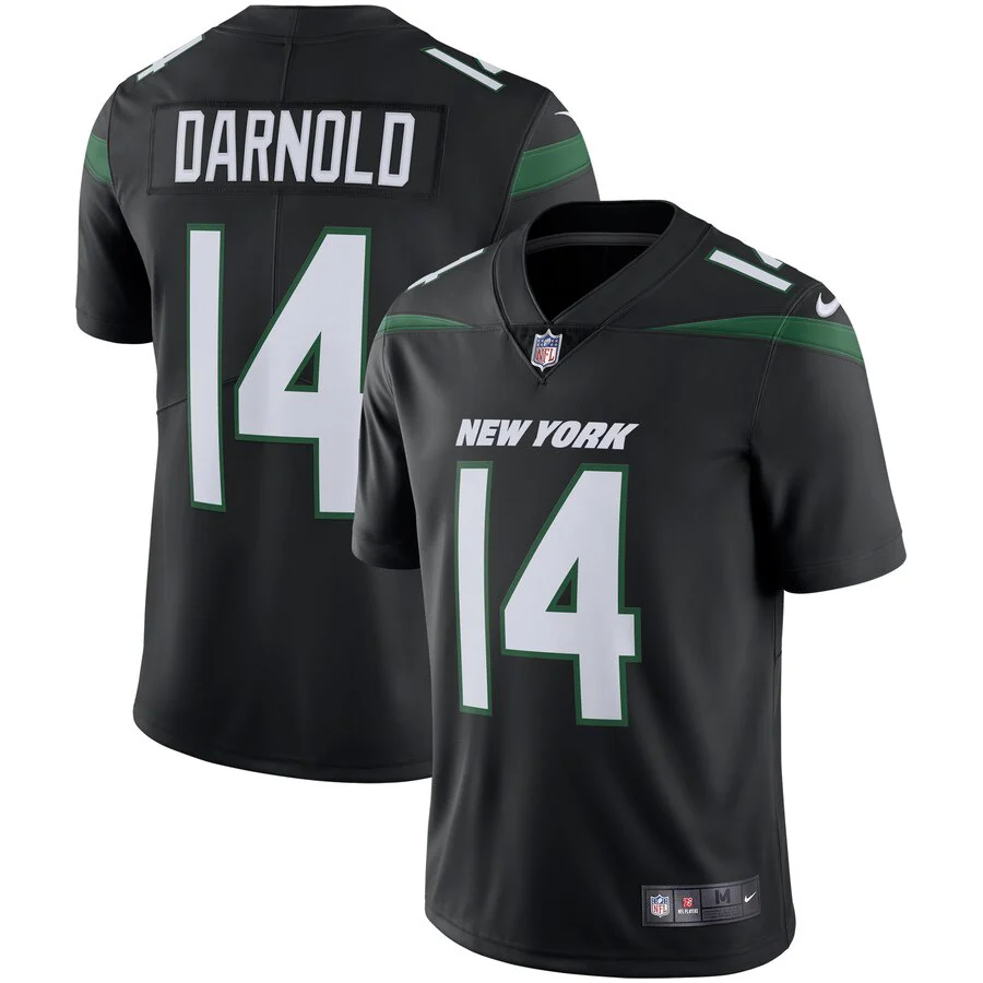 Men's New York Jets Sam Darnold Nike Stealth Black Vapor Limited Jersey