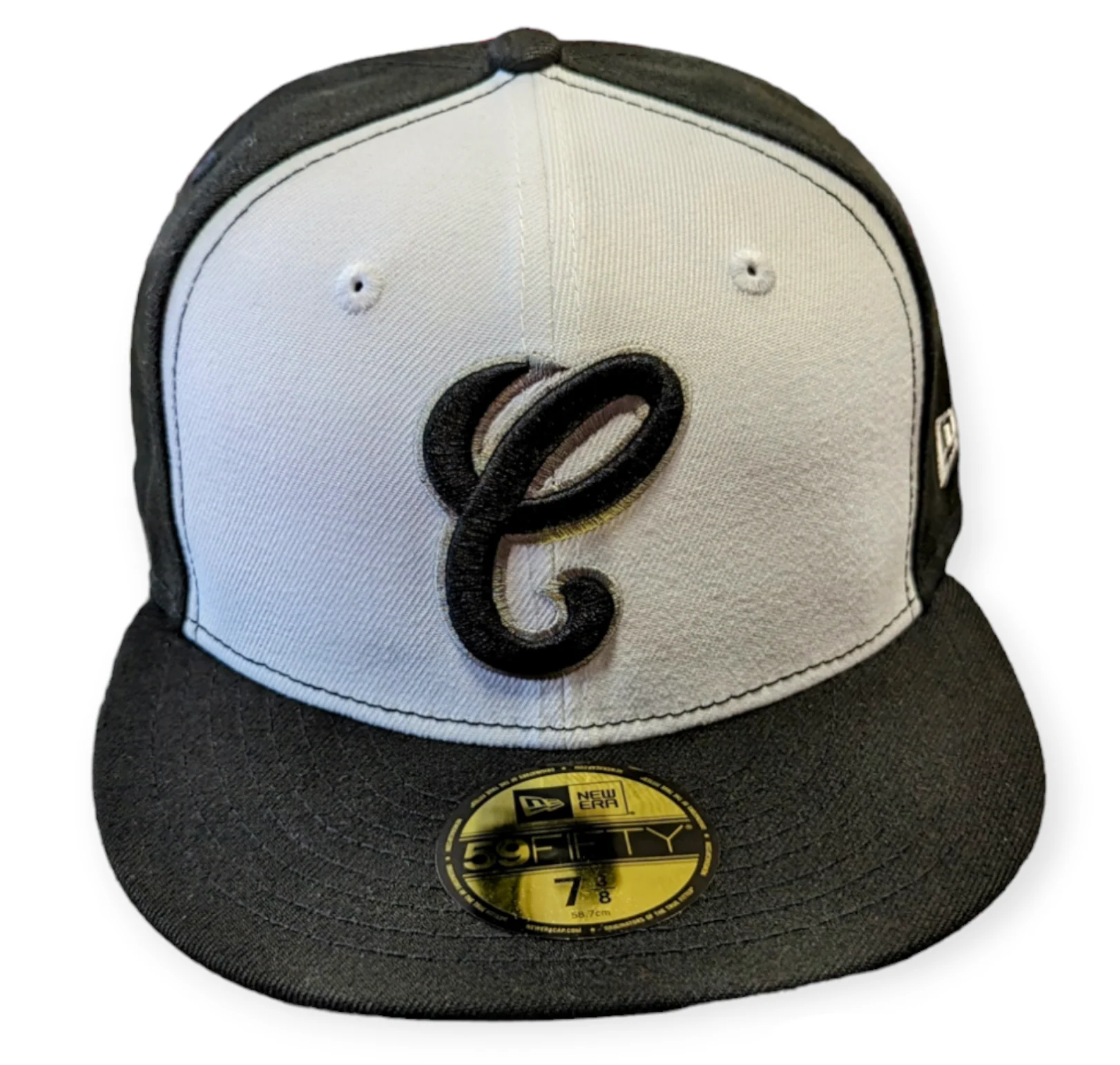 Chicago White Sox New Era 1987 Tuxedo 2 Tone White/Black 59FIFTY Fitted Hat
