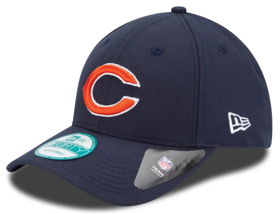 Chicago Bears Navy The League 9FORTY Adjustable Game Cap