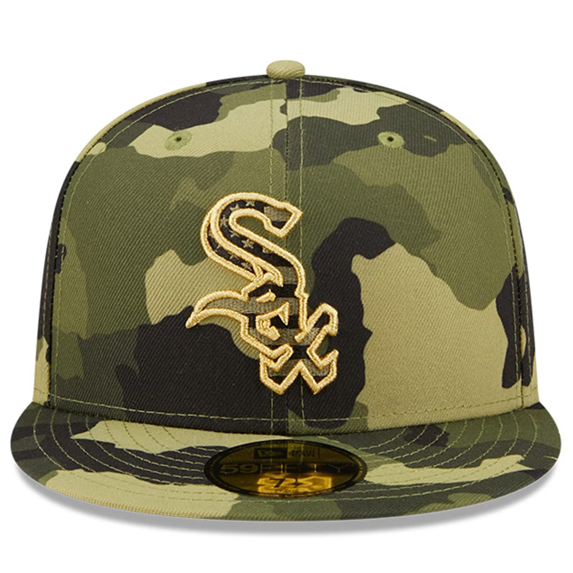Chicago White Sox New Era 2022 MLB Armed Forces Day On-Field 59FIFTY Fitted Hat - Camo