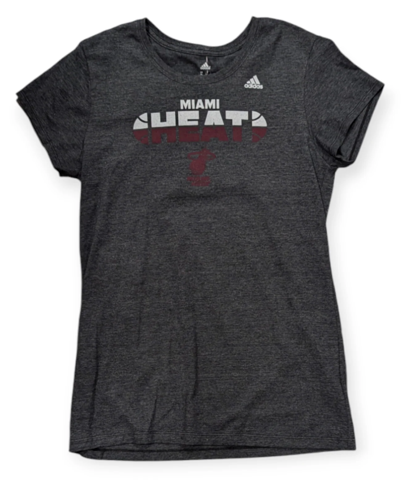 Women's Miami Heat Double Sided Cap Sleeve Tee