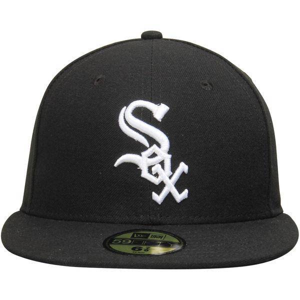 Men's Chicago White Sox New Era Black Game Authentic Collection On-Field 59FIFTY Fitted Hat