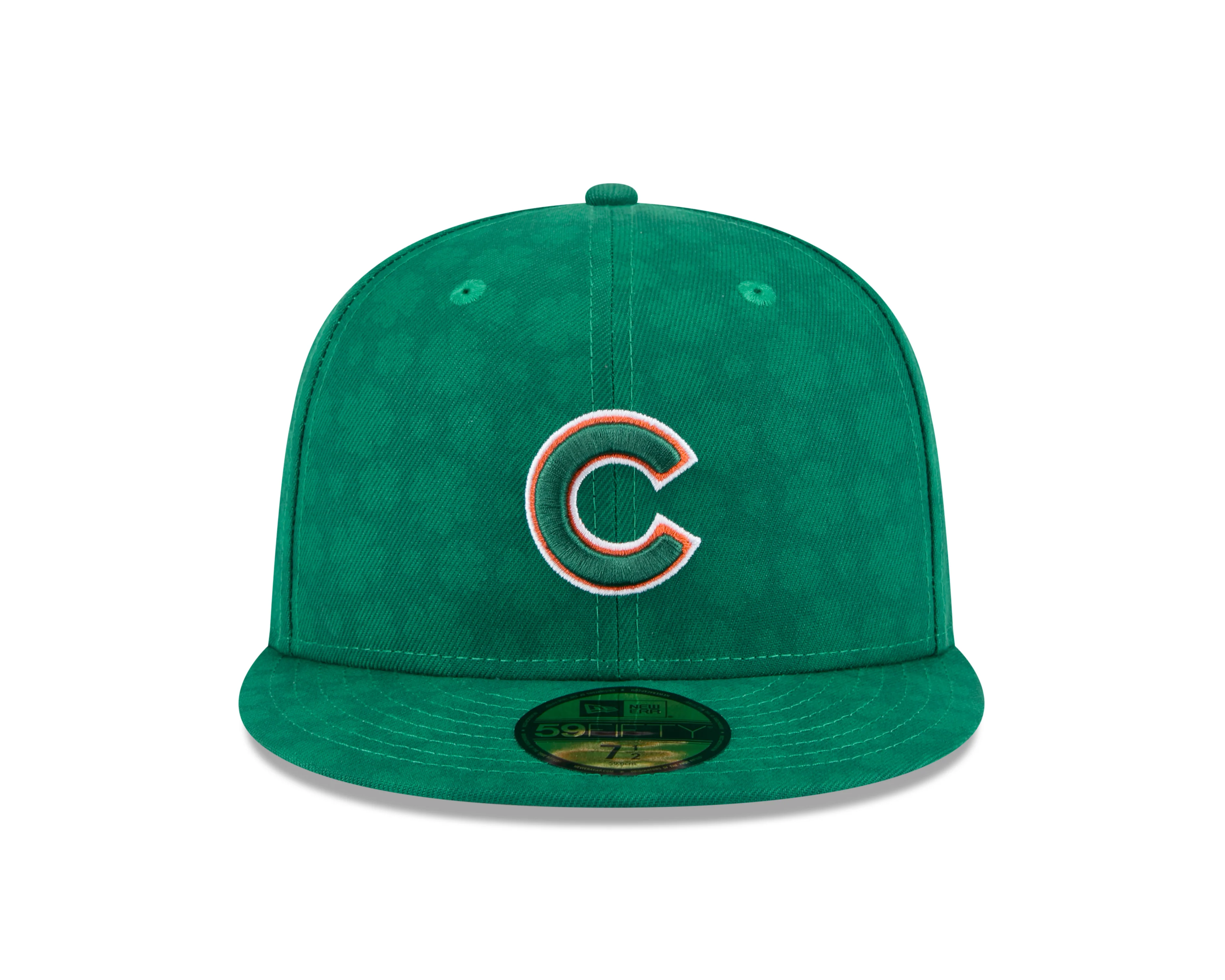 Men's Chicago Cubs New Era Kelly Green 2025 St. Patrick's Day Authentic Collection On-Field 59FIFTY Fitted Hat