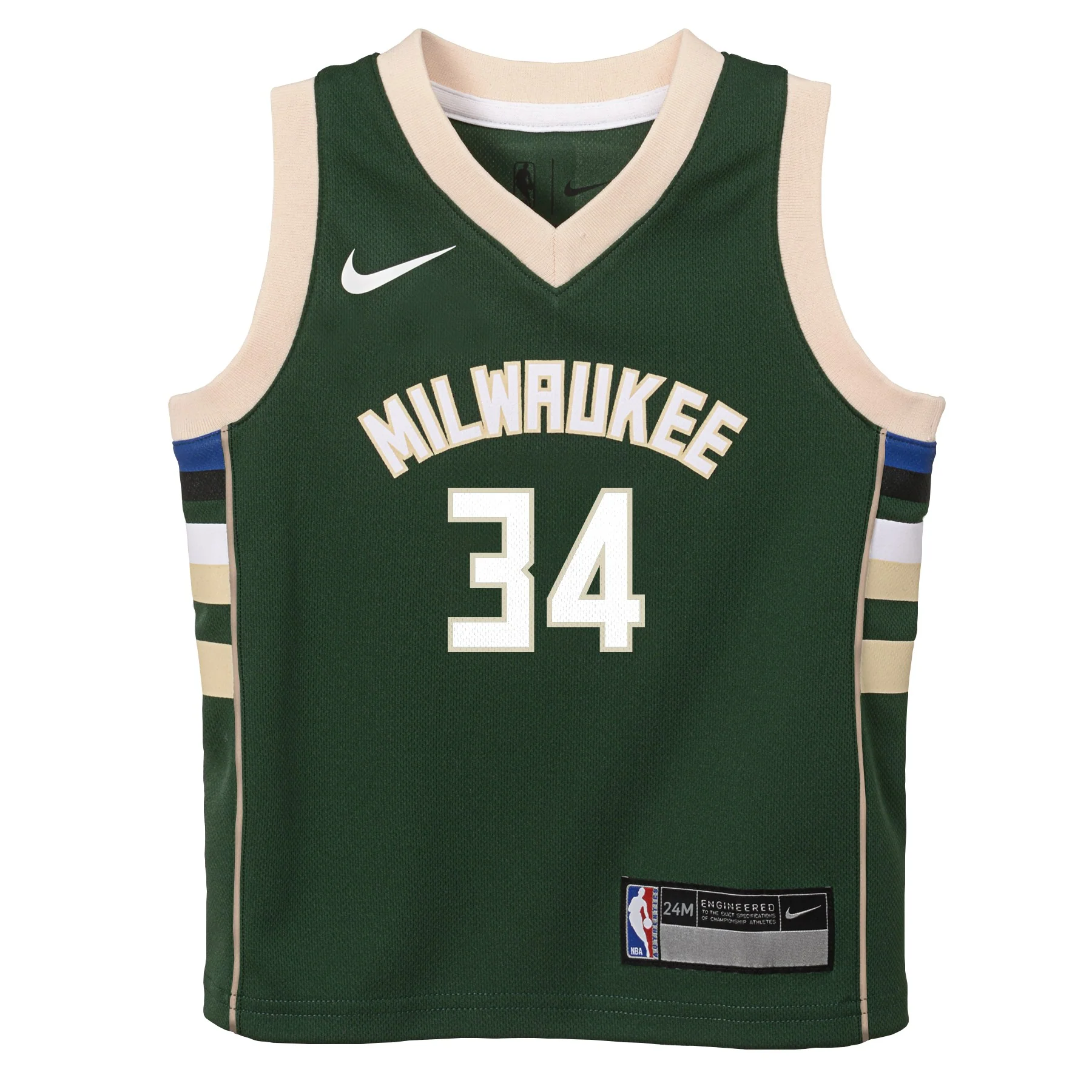 Toddler Milwaukee Bucks Giannis Antetokounmpo Nike Icon Edition Green Swingman Jersey
