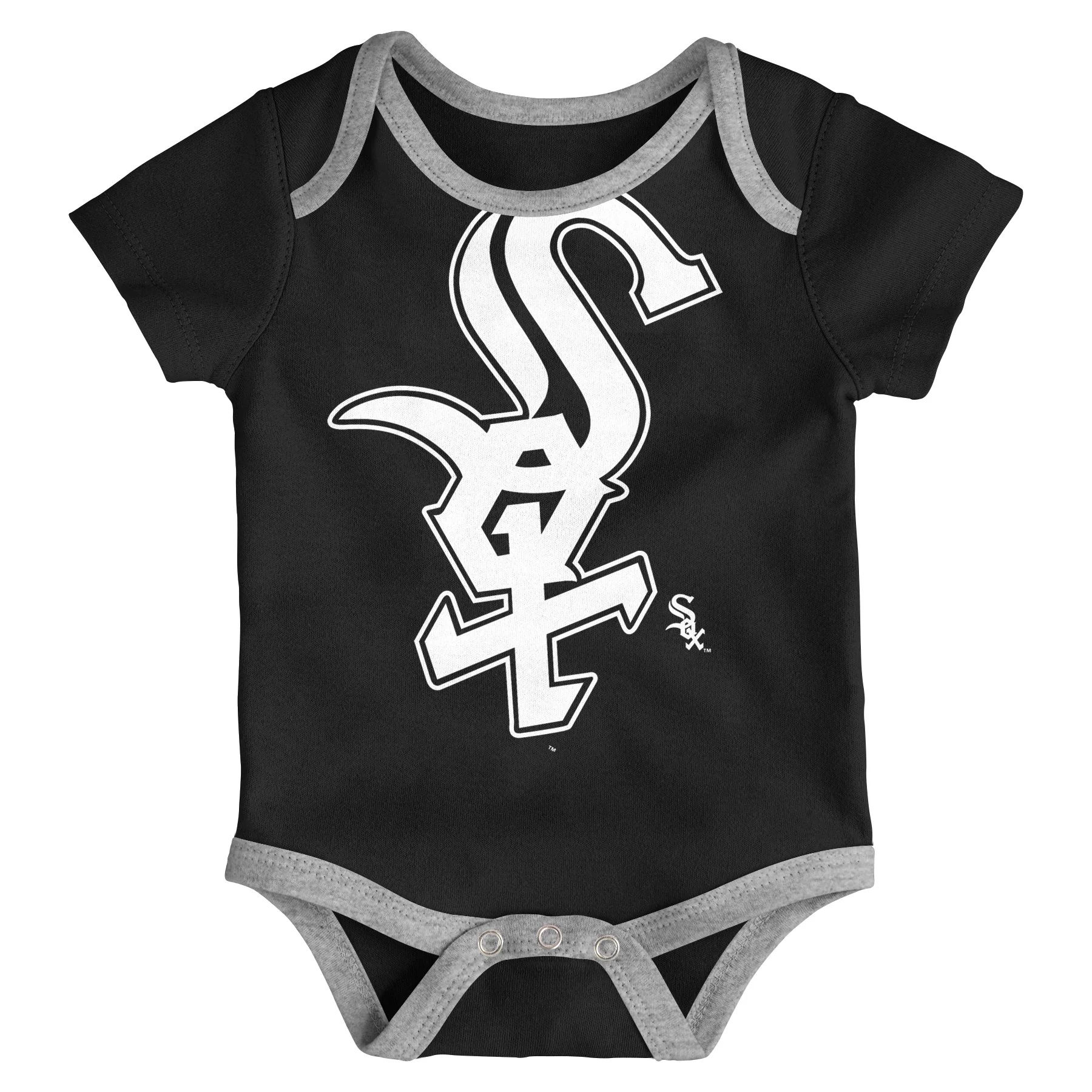 Infant MLB Chicago White Sox Double Short Sleeve 2 Pack Creeper Set