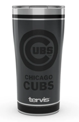 Chicago Cubs™ Blackout 20 oz. Stainless Steel Tumbler